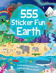 Книга 555 Sticker Fun: Earth