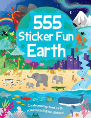 Книга 555 Sticker Fun: Earth