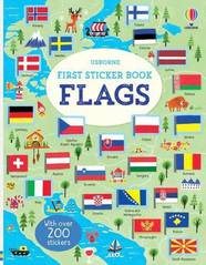Книга First Sticker Book: Flags