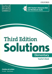 Книга для вчителя Solutions Third Edition Elementary Teacher's Book and Resource Disc Pack
