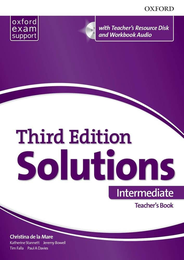 Книга для вчителя Solutions Third Edition Intermediate Teacher's Book with Teacher's Resource Disc