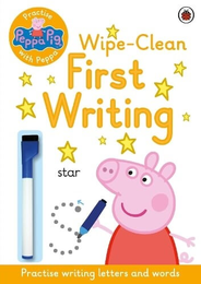 Книга пиши-стирай Peppa Pig: Practise with Peppa: Wipe-Clean First Writing