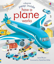 Книга з віконцями Peep inside How a Plane Works
