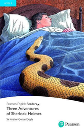 Адаптована книга Three Adventures Of Sherlock Holmes Book with eBook and audio