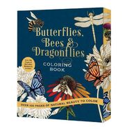 Книга Butterflies, Bees & Dragonflies Coloring Book