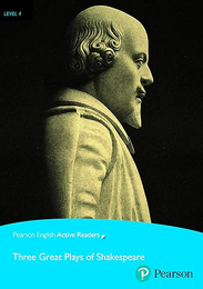 Адаптована книга Three Great Plays Of Shakespeare Book with eBook and audio
