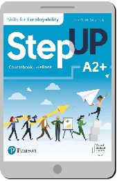 Код доступа Step Up Skills for Employability А2+ eBook + Online Practice