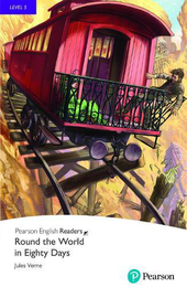 Адаптована книга Round The World In Eighty Days Book  with eBook and audio