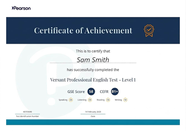 Versant Professional English Test – Level 1