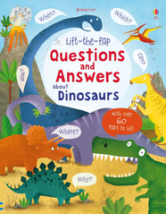 Книга з віконцями Lift-the-Flap Questions and Answers about Dinosaurs