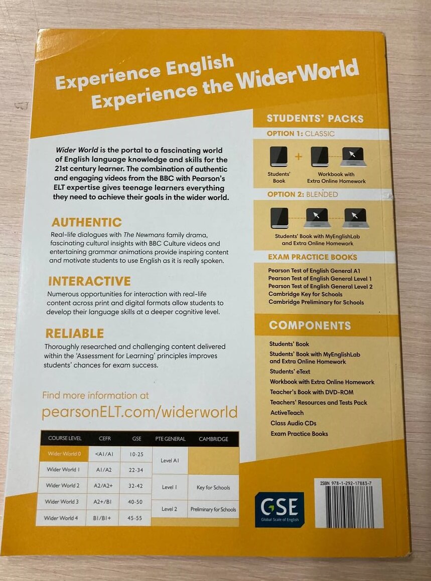 Wider World Starter Workbook УЦІНКА Lower-secondary in English