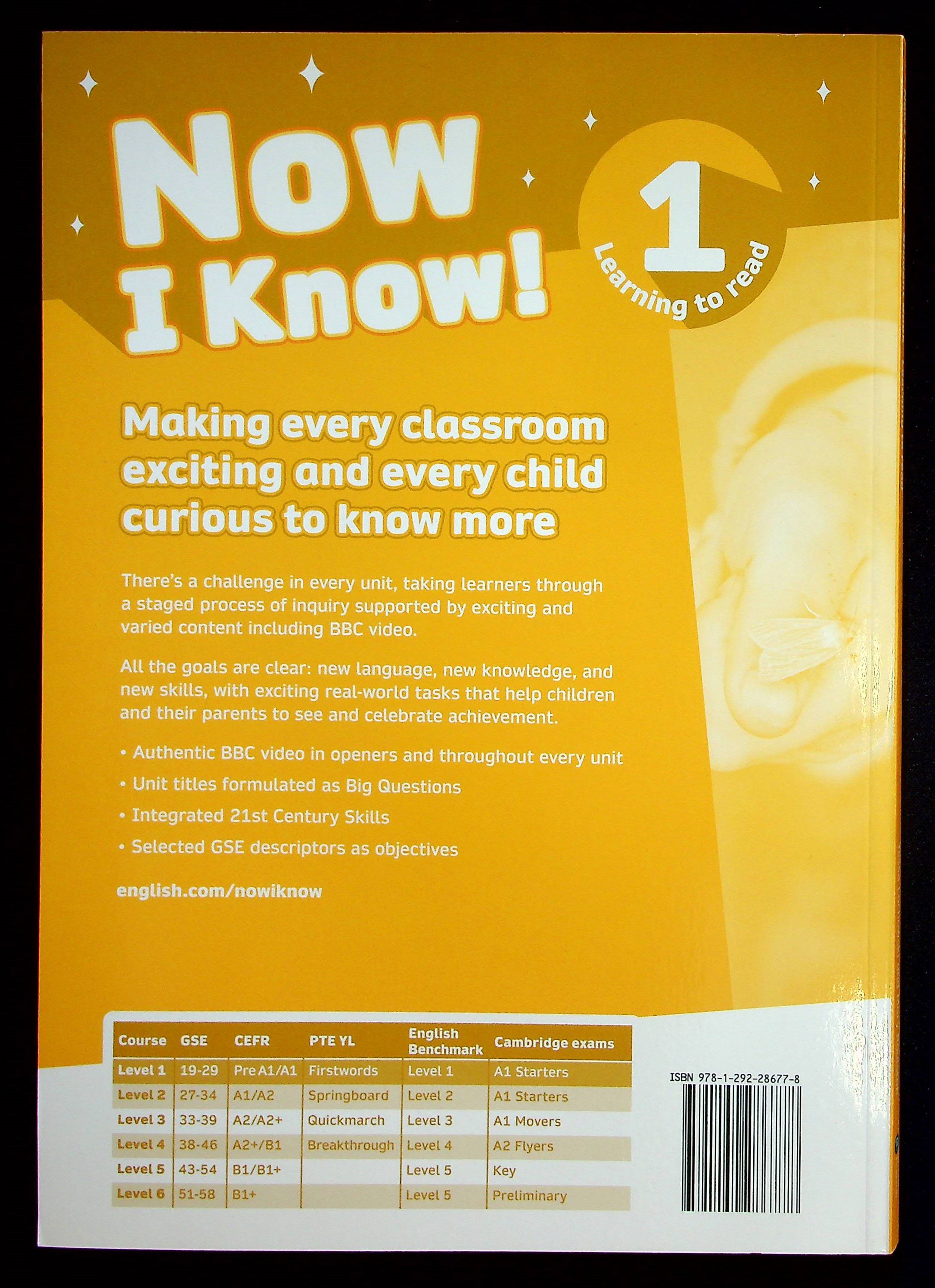 Now I Know 1 (Learning to Read) SB УЦІНКА